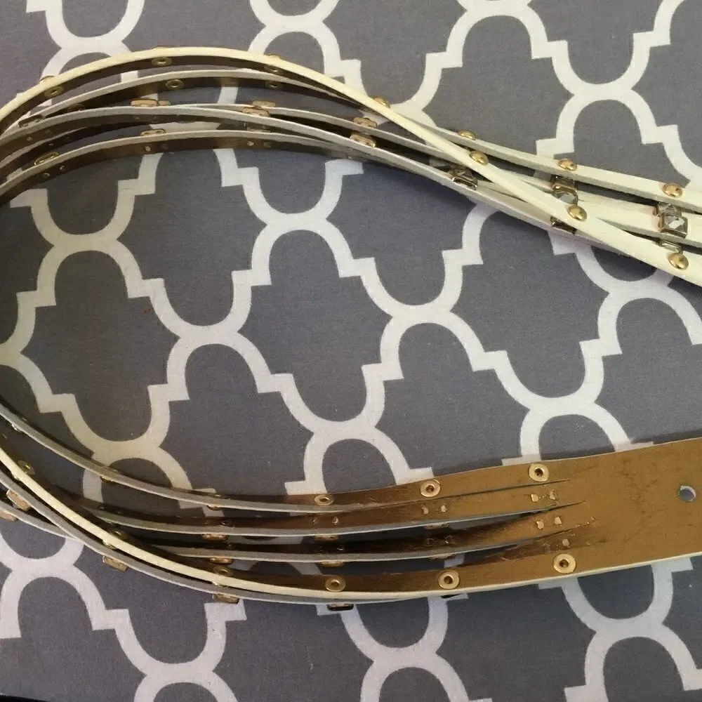 Michael Kors Studded Rhinestone 5 strand belt‎